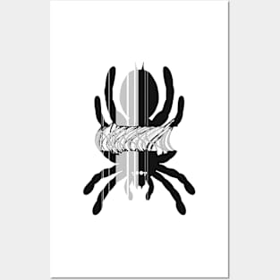 Tarantula Silhouette V96 (Vertical) Posters and Art